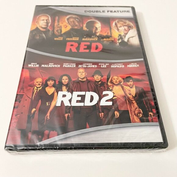 Bruce Willis Double Feature Red Red 2 Morgan Freeman - Picture 3 of 12